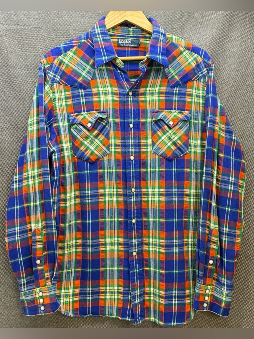 Polo by Ralph Lauren Western Pearl Plaid Button-Down Shirt